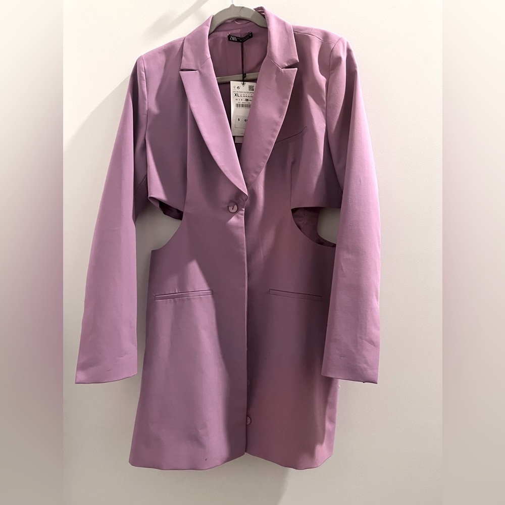 Zara Cutout Blazer Dress.